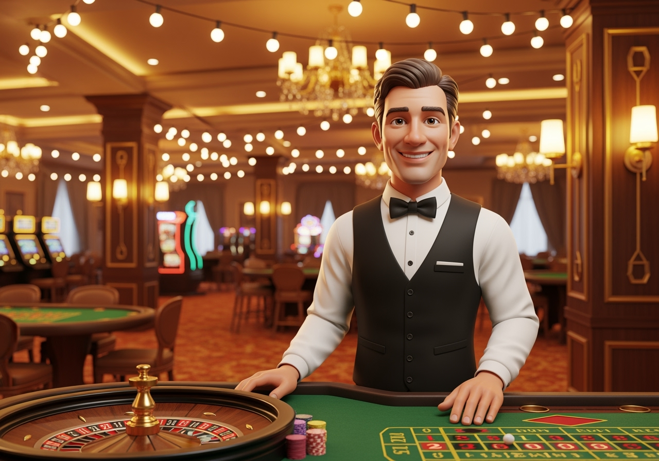 Player enjoying a fun reel-style game